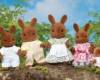 Большая семья коричневых кроликов Sylvanian famili